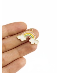 Gökkuşağı Kolye Bileklik Ucu Charm 1 Adet