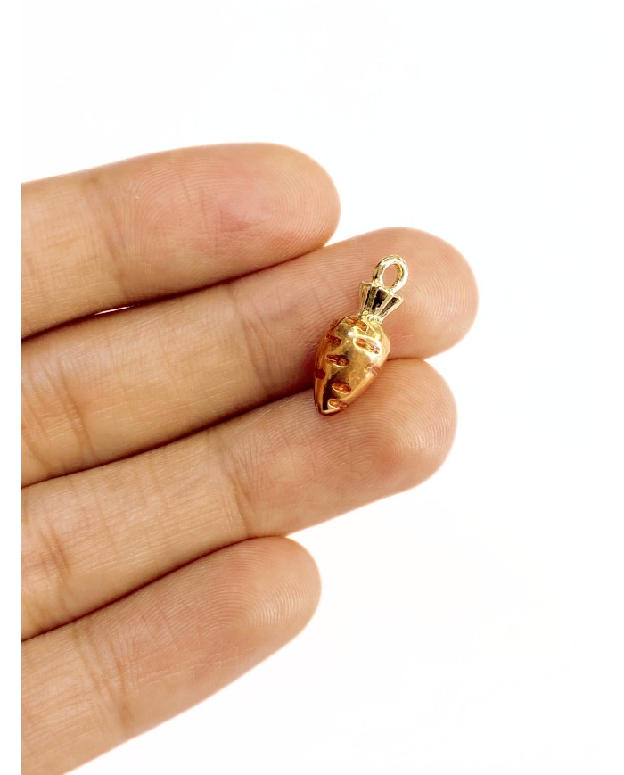 Havuç Kolye Bileklik Ucu Charm 1 Adet