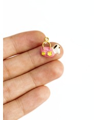 Çantada Köpek Kolye Bileklik Ucu Charm 1 Adet