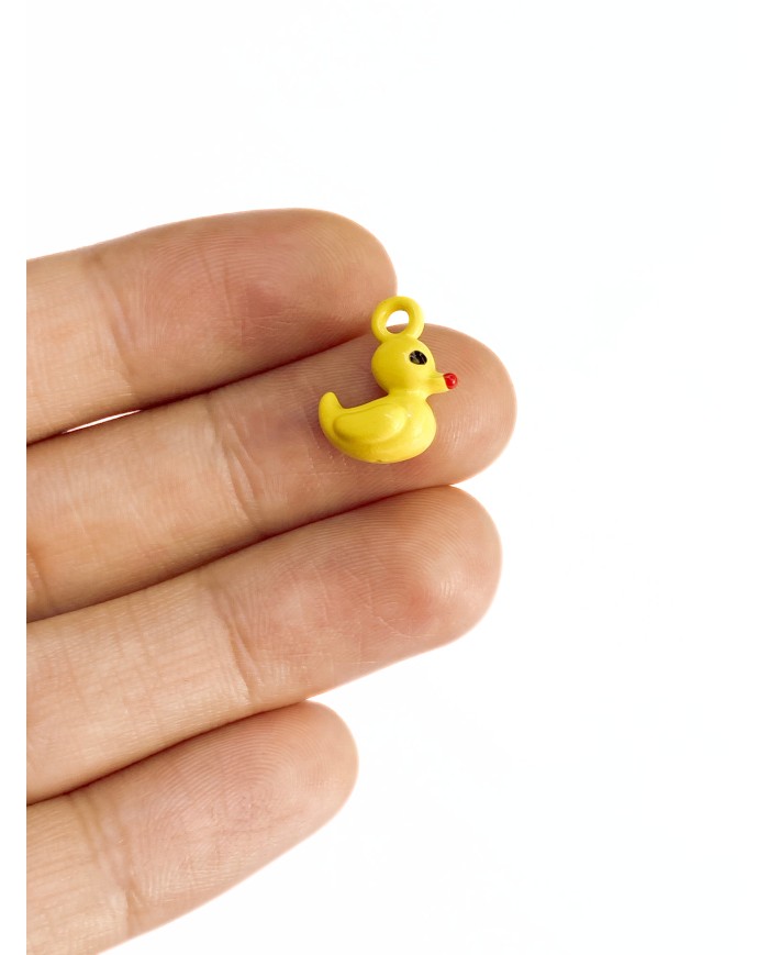 Ördek Kolye Bileklik Ucu Charm Sarı 1 Adet
