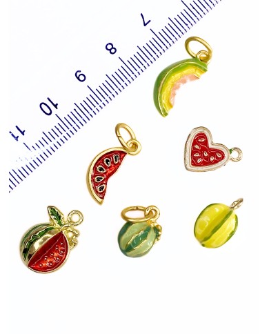 Yarım Karpuz Kolye Bileklik Ucu Charm 1 Adet