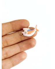 Kılıç Balığı Kolye Bileklik Ucu Charm Altın 1 Adet