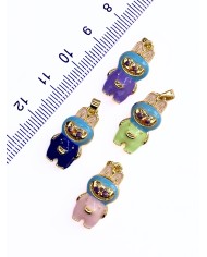 Labubu Kolye Bileklik Ucu Charm Mor 1 Adet