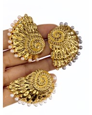 Boncuklu Deniz Kabuğu Kolye Bileklik Ucu Charm Gri 1 Adet