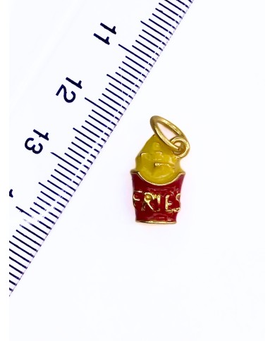 Patates Kızartması Kolye Bileklik Ucu Charm 1 Adet