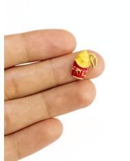 Patates Kızartması Kolye Bileklik Ucu Charm 1 Adet