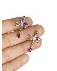 Taşlı Yusufcuk Kolye Bileklik Ucu Charm Altın 1 Adet