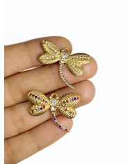 Taşlı Yusufcuk Kolye Bileklik Ucu Charm Renkli 1 Adet