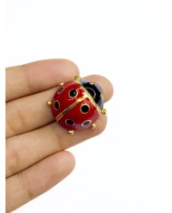 Uğurböceği Kolye Bileklik Ucu Charm 1 Adet