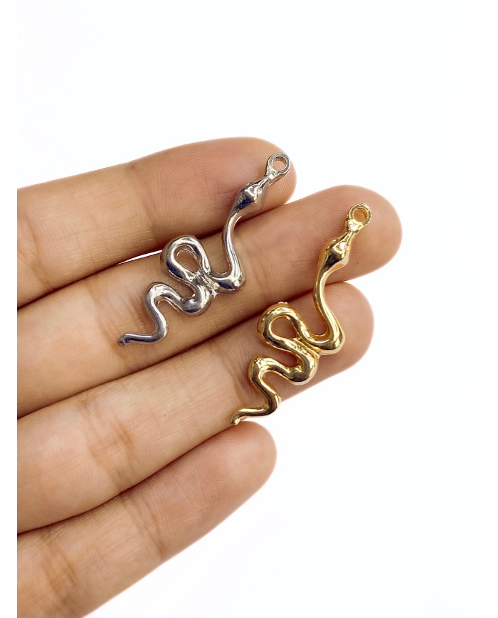 Yılan Kolye Bileklik Ucu Charm 1 Adet