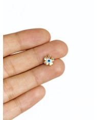 Mineli Yonca Kolye Bileklik Ucu Charm 1 Adet