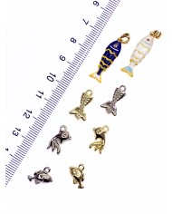 Balık Kolye Bileklik Ucu Charm Altın 1 Adet