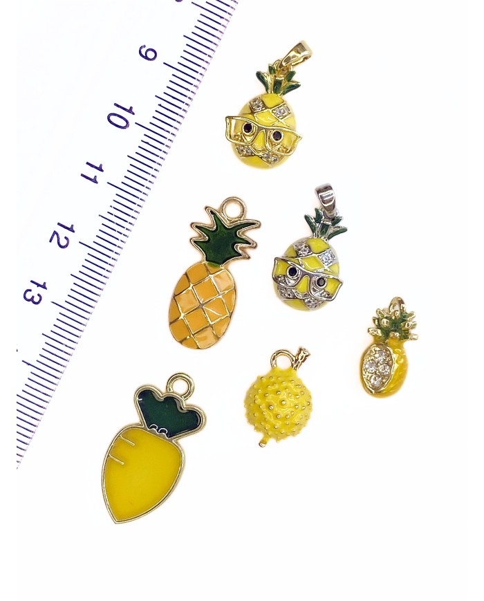 Ananas Kolye Bileklik Ucu Charm 1 Adet