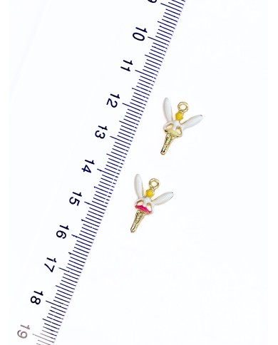 Balerin Kolye Bileklik Ucu Charm Pembe 1 Adet