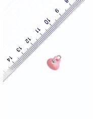 Sevimli Ayı Figürlü Kolye Bileklik Ucu Charm Pembe 1 Adet