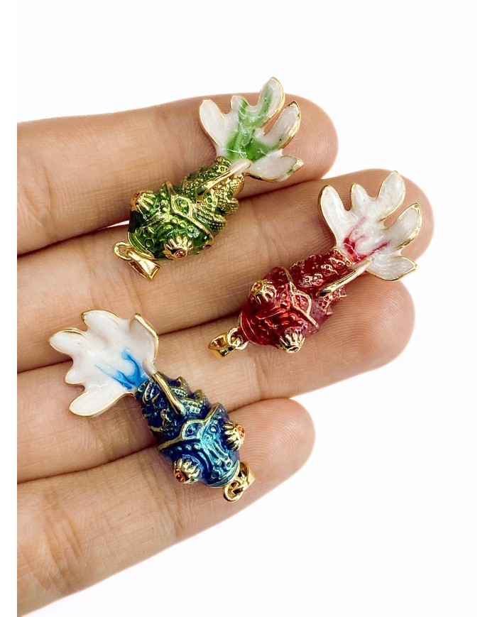 Balık Kolye Bileklik Ucu Charm Kırmızı 1 Adet