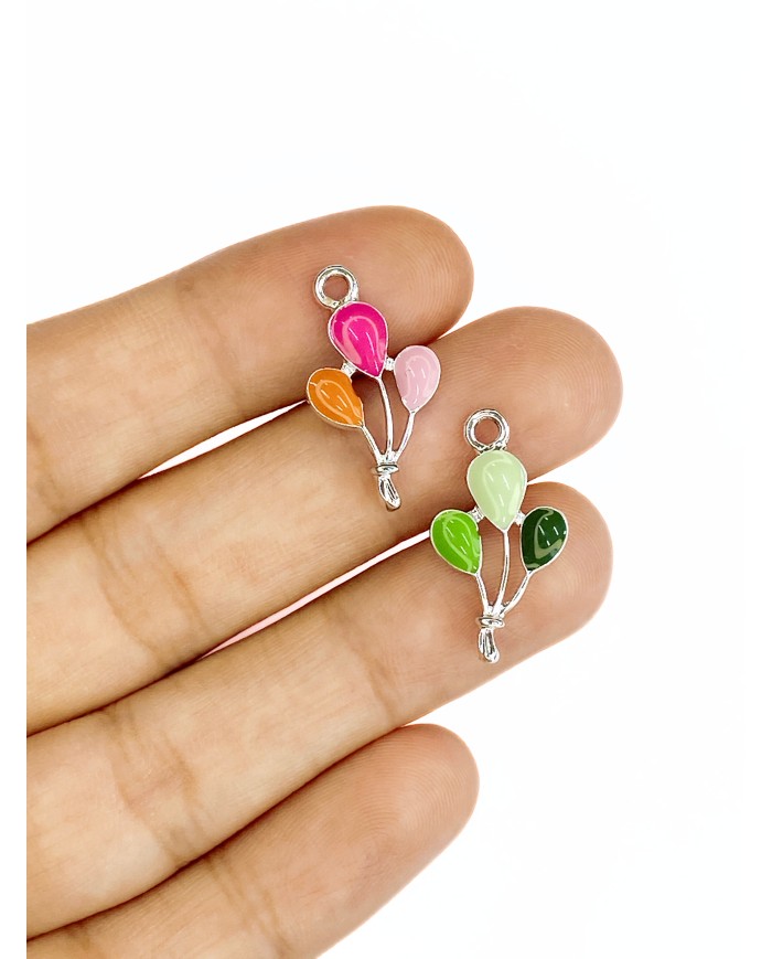 Balon Kolye Bileklik Ucu Charm Pembe 1 Adet