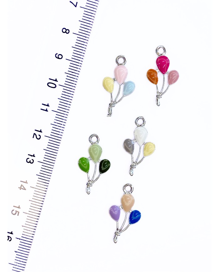 Balon Kolye Bileklik Ucu Charm Pembe 1 Adet