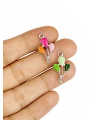 Balon Kolye Bileklik Ucu Charm Pembe 1 Adet