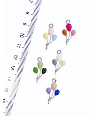 Balon Kolye Bileklik Ucu Charm Pembe 1 Adet