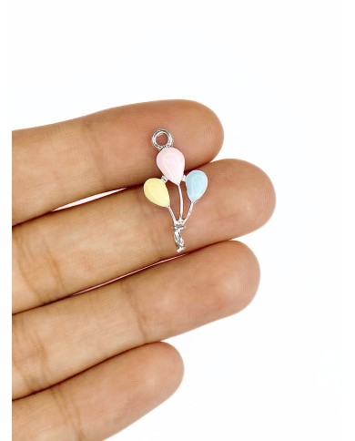 Balon Kolye Bileklik Ucu Charm Pembe Mavi 1 Adet