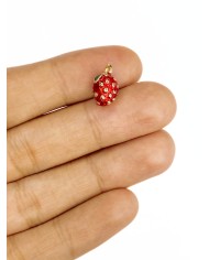 Çilek Kolye Bileklik Ucu Charm 1 Adet