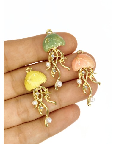 Deniz Anası Kolye Bileklik Ucu Charm Pembe 1 Adet