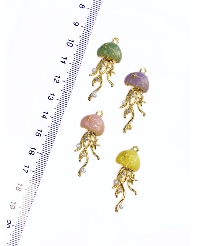 Deniz Anası Kolye Bileklik Ucu Charm Pembe 1 Adet