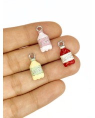 Şişe Kola Kolye Bileklik Ucu Charm Mor 1 Adet