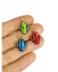 Kaktüs Kolye Bileklik Ucu Charm Yeşil 1 Adet