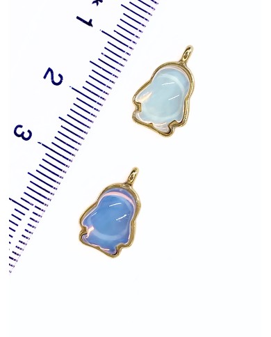 Penguen Kolye Bileklik Ucu Charm Altın 1 Adet