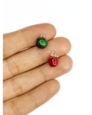 Elma Kolye Bileklik Ucu Charm Kırmızı 1 Adet