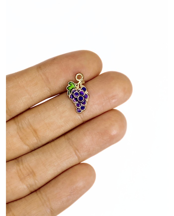 Salkım Üzüm Kolye Bileklik Ucu Charm 1 Adet