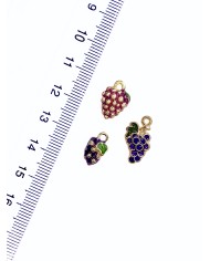 Salkım Üzüm Kolye Bileklik Ucu Charm 1 Adet