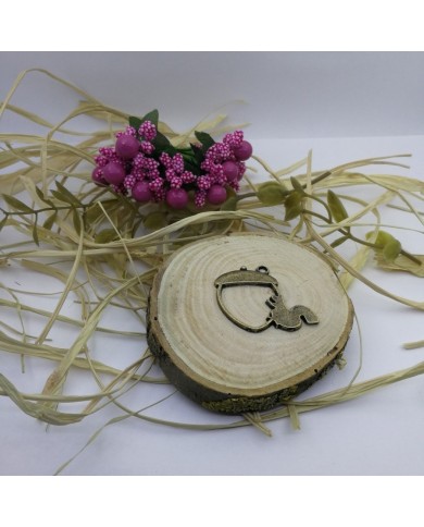 Sincap Model Tek Kulplu Reçine Metal Kolye Ucu Renk Seçmeli