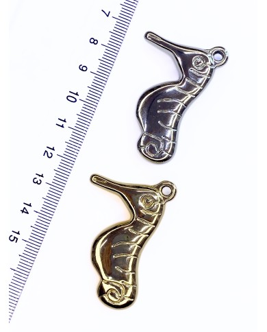 Deniz Atı Kolye Bileklik Ucu Charm Altın 1 Adet