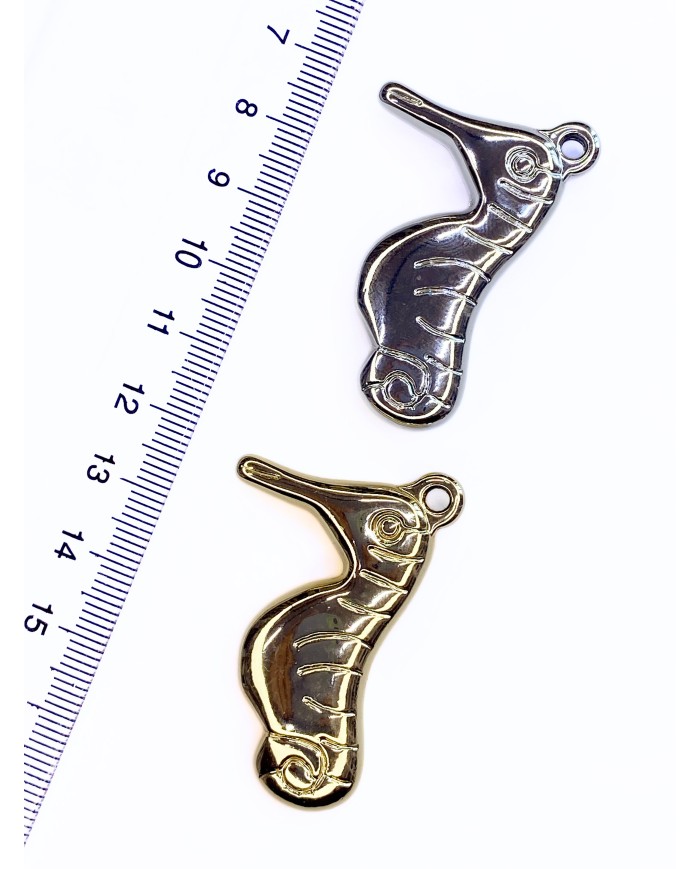 Deniz Atı Kolye Bileklik Ucu Charm Altın 1 Adet