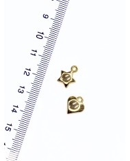 Yıldız Kolye Bileklik Ucu Charm Altın 1 Adet