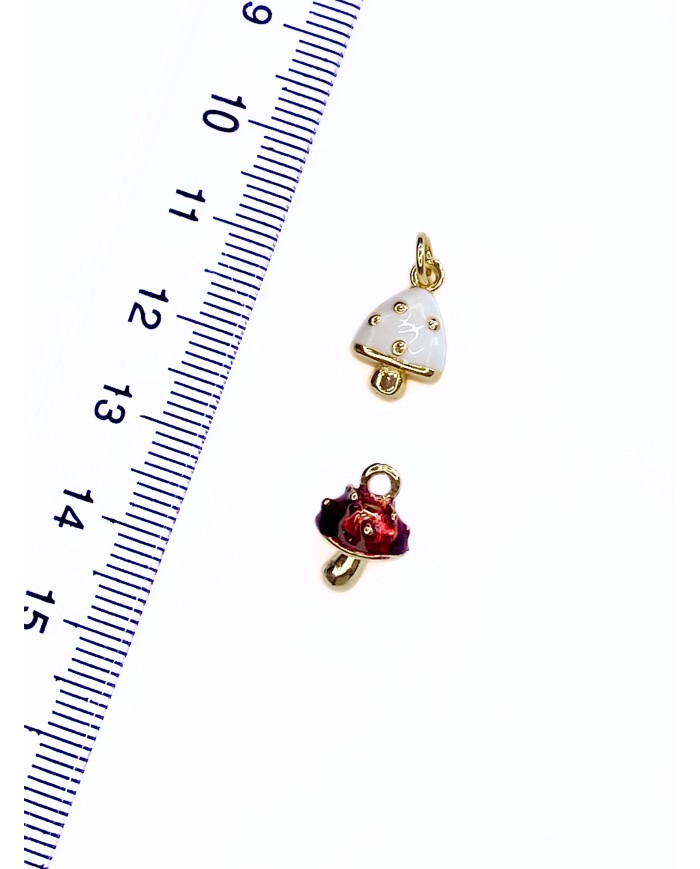 Mantar Kolye Bileklik Ucu Charm 1 Adet