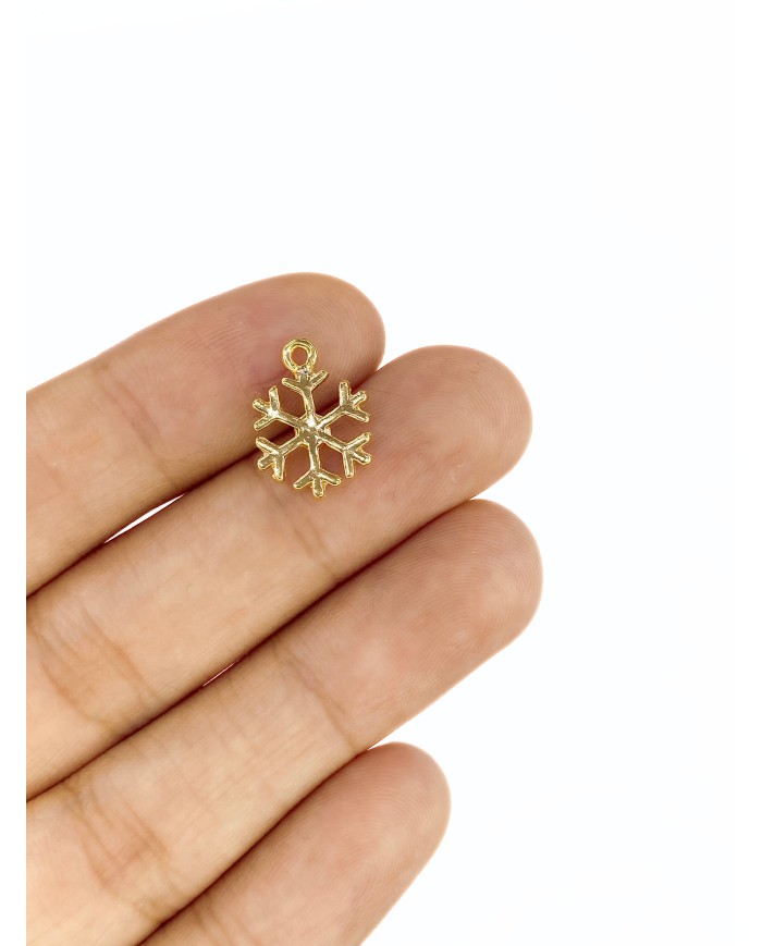 Kar Tanesi Kolye Bileklik Ucu Charm 1 Adet