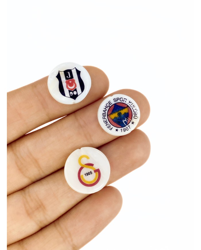 Galatasaray Amblemli Kolye Bileklik Ucu Charm 1 Adet
