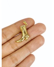 Pirinç Zirkon Mineli Çizme Kolye Bileklik Ucu Charm 1 Adet