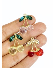 Pirinç Zirkon Taşlı At Nalı Kolye Bileklik Ucu Charm Gümüş 1 Adet