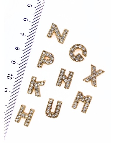 Rodyum Kaplama Geçme Zirkon Taşlı Balon Harf Kolye Bileklik Ucu Charm 15x15mm Pembe 1 Adet