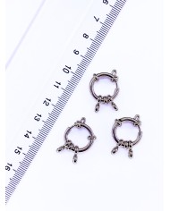 Çelik Gemici Klips Kilit Nikel 18x18mm - 1 Adet