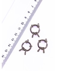Çelik Gemici Klips Kilit Nikel 16x16mm - 1 Adet