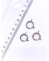 Çelik Halka Klips Kilit Nikel 16x16mm - 1 Adet