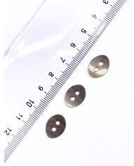 Çelik Düğme Kolye Bileklik İçin 14x10mm - 1 Adet