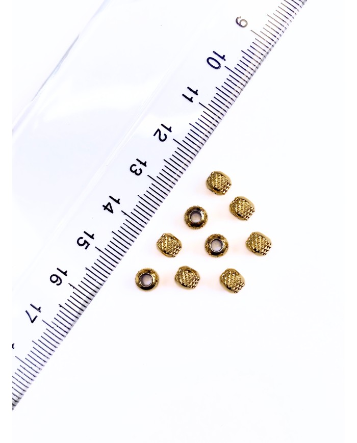 Çelik Ara Top Sarı 5x5mm - 1 Adet