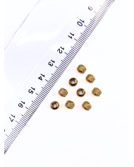 Çelik Ara Top Sarı 5x5mm - 1 Adet